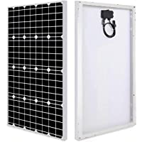 Los mejores  - Panel Solar 100W 12V Monocristalino PERC - Panel Solar para Campers- Autocaravanas- Barcos y Montaje en Techos - Placa…